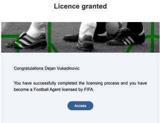 Read more about the article FIFA licence granted